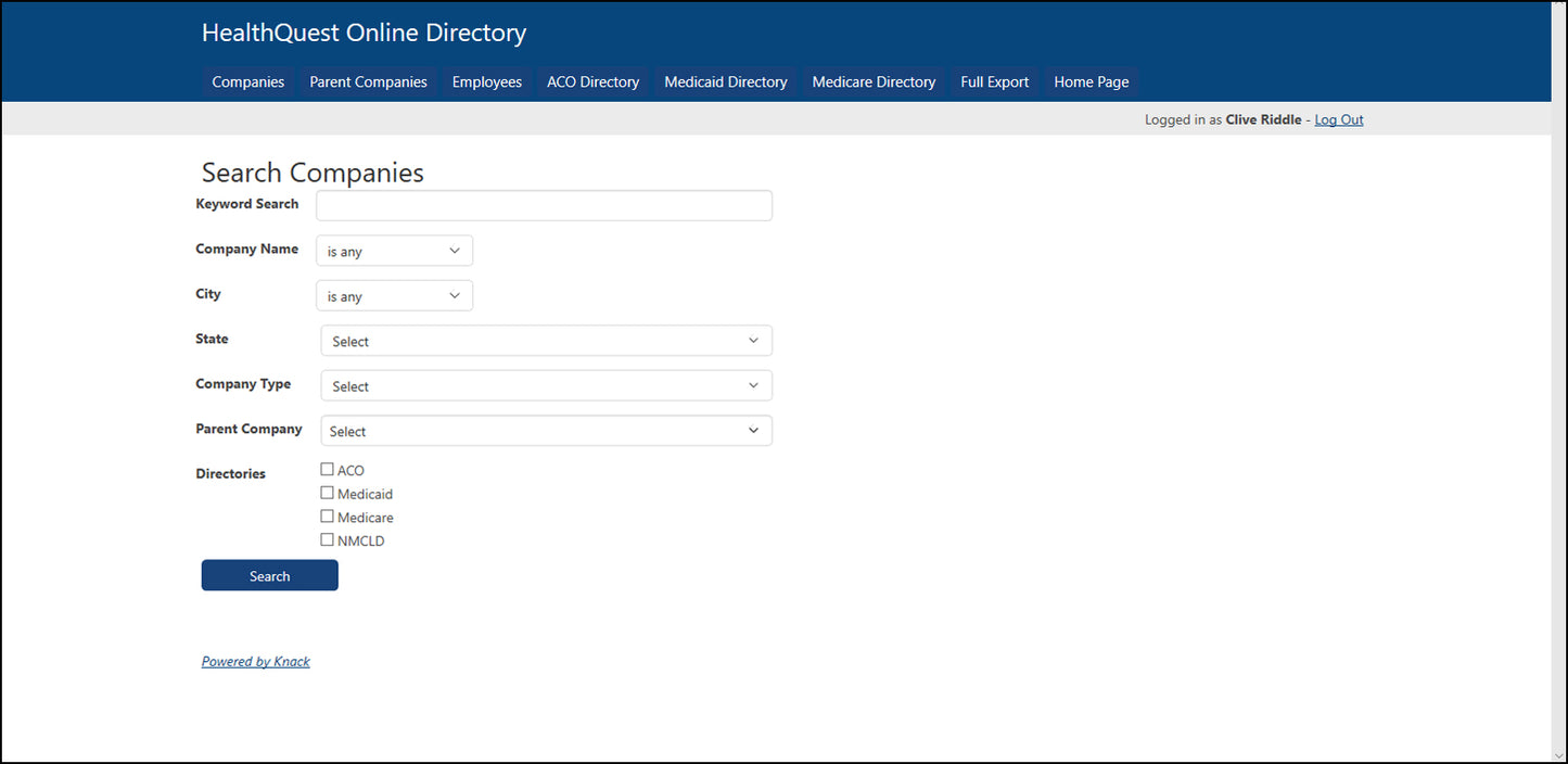 HealthQuest Online Directory Database Subscription