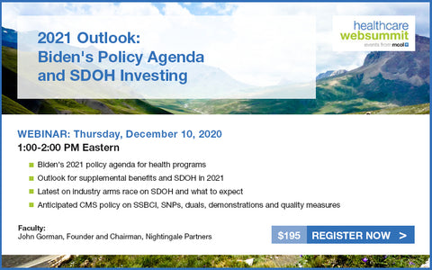 Webinar: 2021 Outlook: Biden's Policy Agenda and SDOH Investing