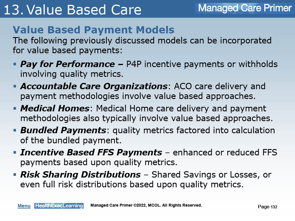 HealthExec Learning: Managed Care Primer